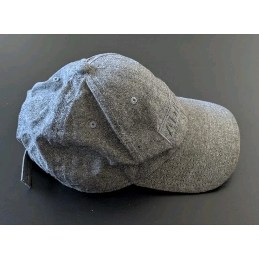 Adidas Hat Cap Strap Back Grey Mens Adjustable Climalite - Picture 4 of 8